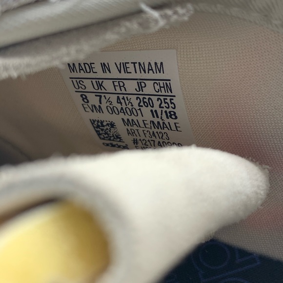 Adidas Nite Jogger White Shock Red F34123 - Picture 7 of 7